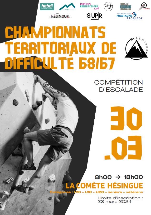 Affiche Championnats territoriaux de difficulté